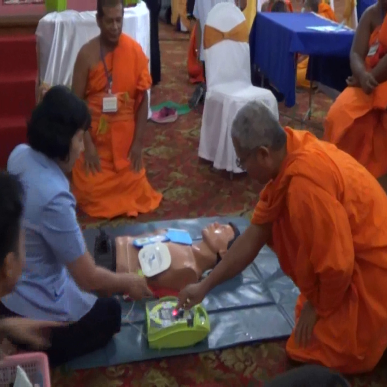 บทบาทพระสงฆ์อาสาสมัครส่งเสริมสุขภาพ06