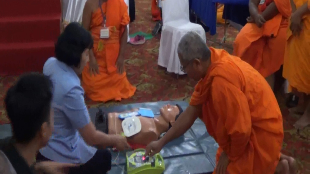 บทบาทพระสงฆ์อาสาสมัครส่งเสริมสุขภาพ06