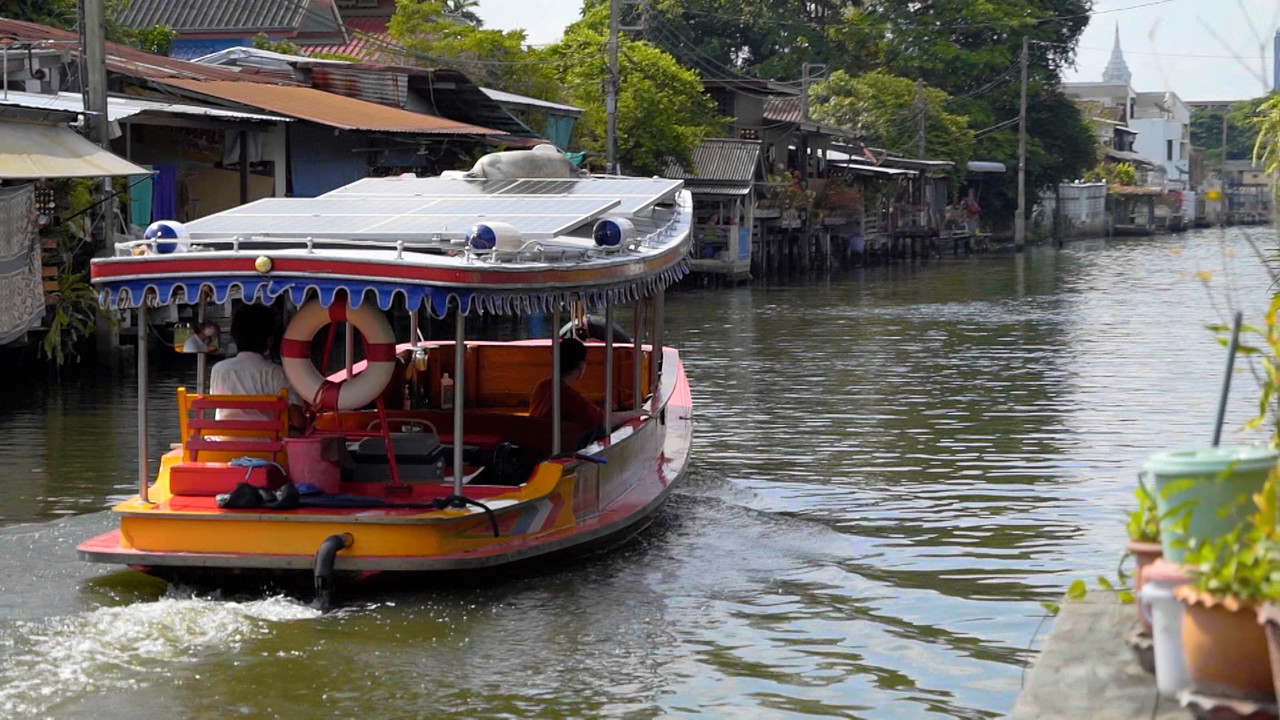 เรือไฟฟ้าลดมลพิษ