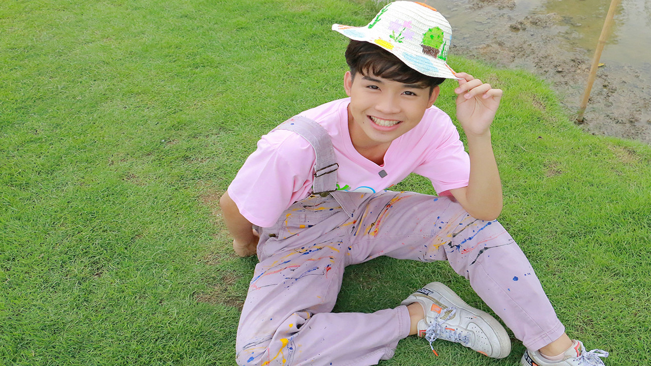 เพนต์หมวกลายสวย