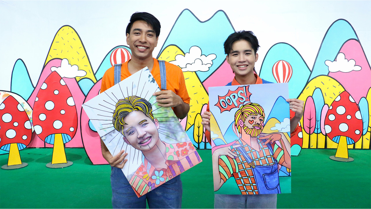 ศิลปะ Pop Art บนหน้าของฉัน