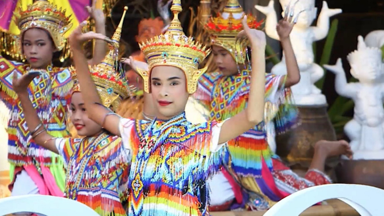มโนราห์เด็ก ตลาดคลองแดน จ.สงขลา