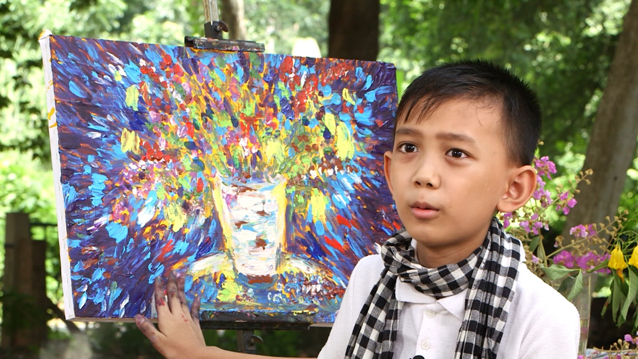 พ่อลูกศิลปินบ้าน “มีสมสืบ”