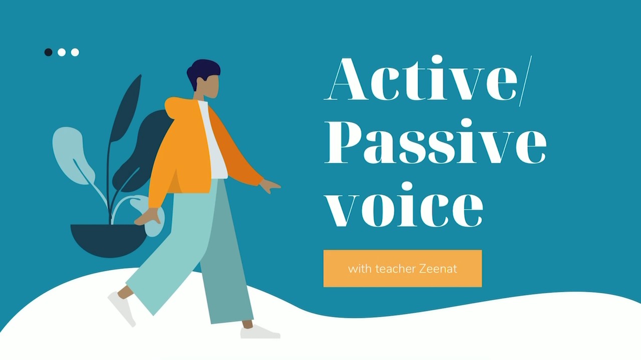 ภาษาอังกฤษ : Active /Passive voice