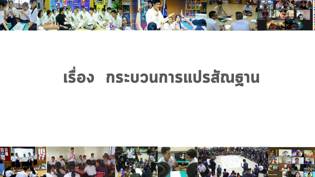 สังคมศึกษา : กระบวนการแปรสัณฐาน
