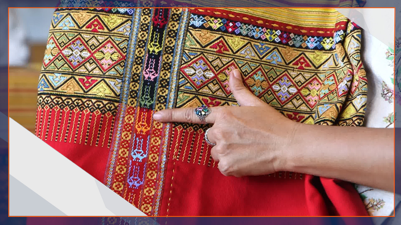สืบสานลวดลายผ้าซิ่นเจ้าพญาเมืองลอง 
