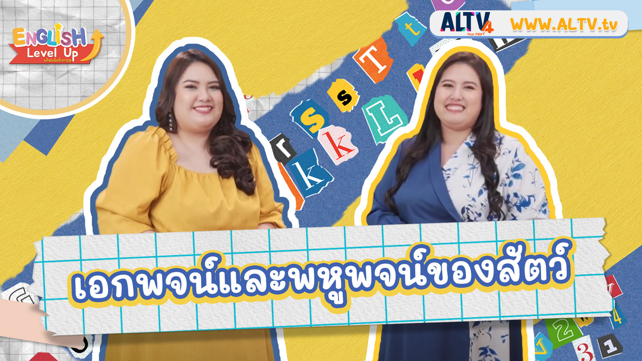 เอกพจน์และพหูพจน์ของสัตว์